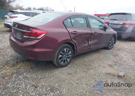 2013 Honda Civic Ex from USA, damaged, VIN 19XFB2F86DE060312